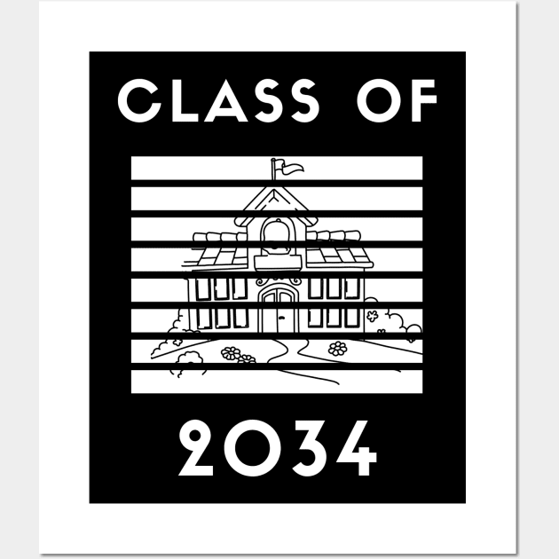 Class Of 2034, Congratulations Class Of 2034 Wall Art by Hunter_c4 "Click here to uncover more designs"